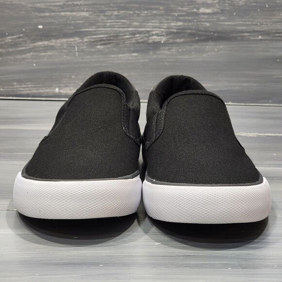 Lugz‎ Clipper Oxford Sneakers Size 8 M Black Canvas Slip On - Picture 5 of 11